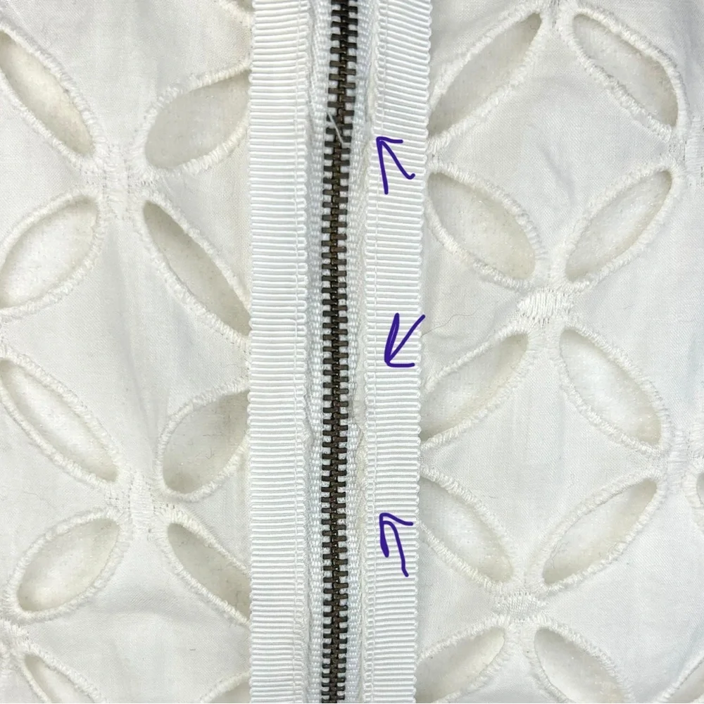 Anthropologie Moulinette Soeurs 6 Seaplane Dress Blue White Windowpane - Picture 11 of 16
